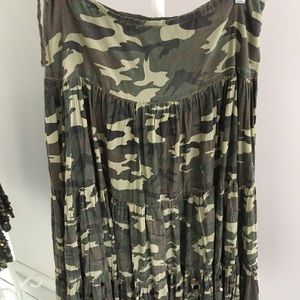 Miss Me 100% Cotton Camo Skirt Size Med